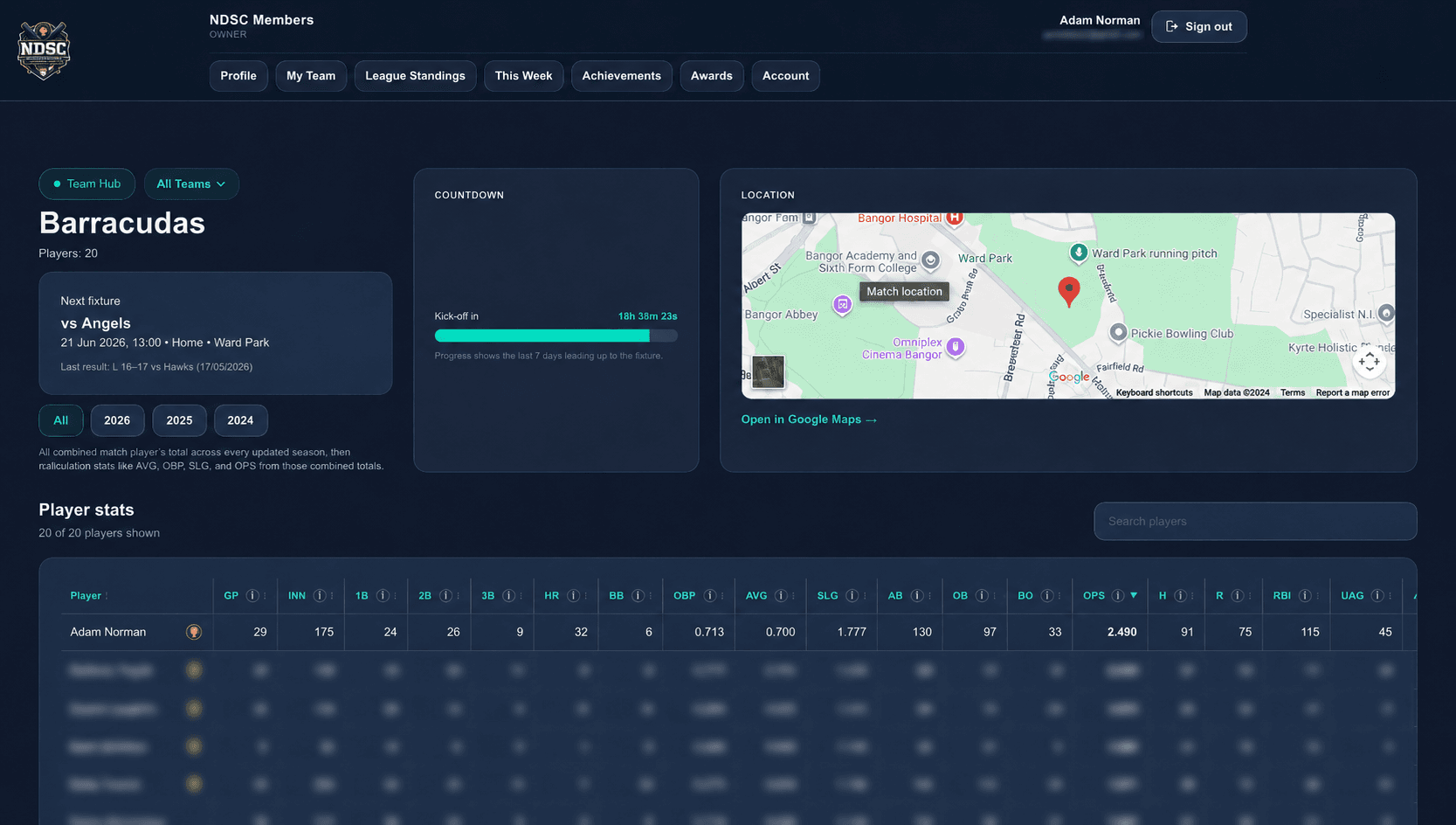 Member Dashboard screenshot — 3 of 8